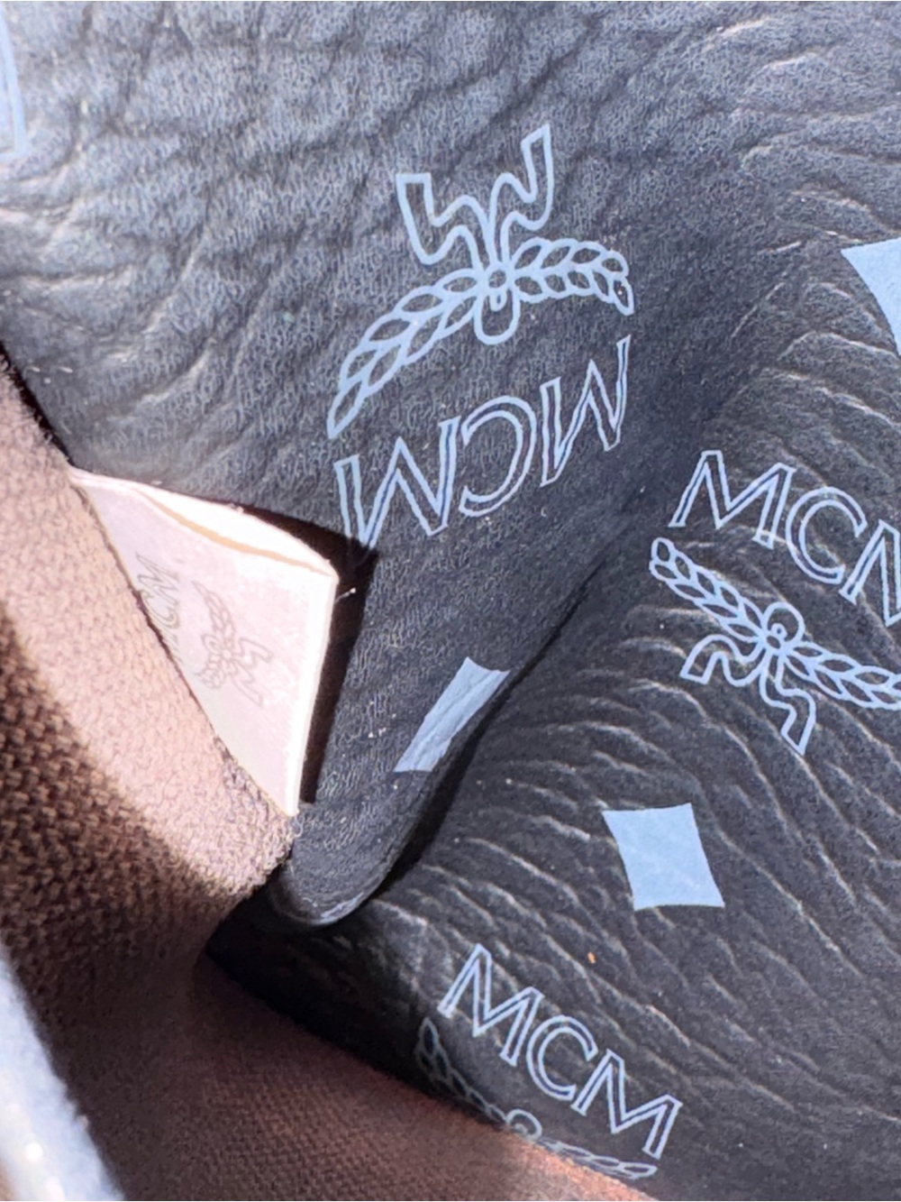MCM Visetos Leather Tote Bag - Picture 12 of 16